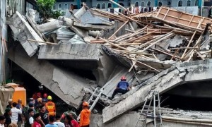 印尼学校建筑物倒塌事故遇难人数升至53人